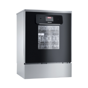 laboratoriumspoelmachine, Miele laboratoriumspoeler, glazen deur spoelmachine, EcoDry technologie, AutoOpen droging, demiwater aansluiting, vloeibaar reinigingsmiddel dosering, niveaudetectie reiniger, Miele PLW, laboratorium glaswerk reinigen, kamerverl